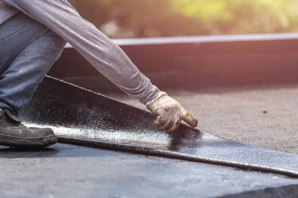 Professional Interior Drainage System technician working in Constantine, MI